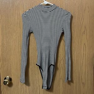 SHEIN Black and White Bodysuit